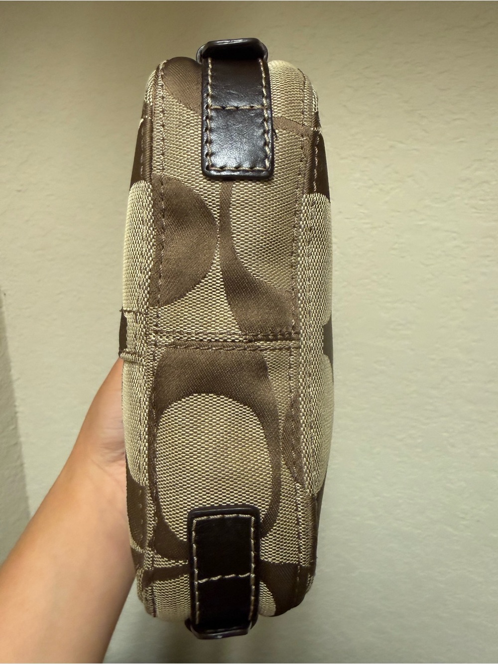 Coach Brown Signature Canvas Mini Zoe Bag - Picture 4 of 11